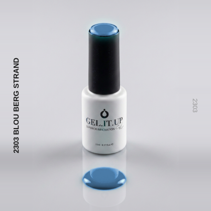 Gel It Up Russian Formula Gel Polish 2303 Blou Berg Strand
