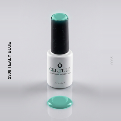 Gel It Up Russian Formula Gel Polish 2308 Tealy Blue