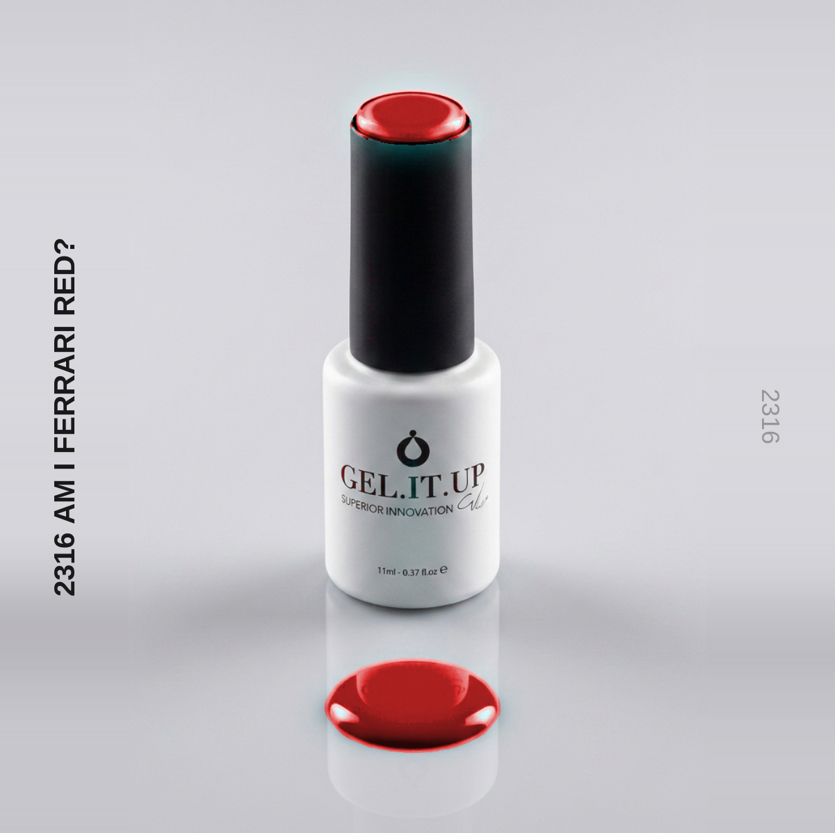 Gel It Up Russian Formula Gel Polish 2316 Am I Ferrari Red?