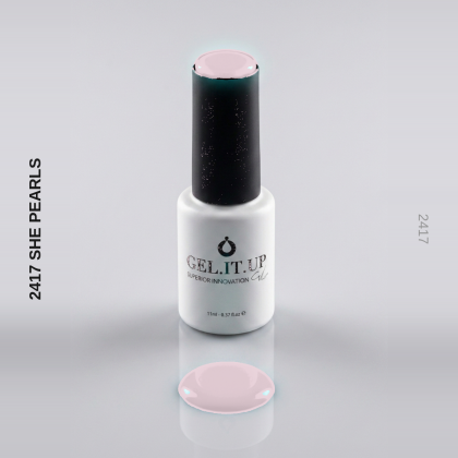Gel It Up Glitter & Shimmer Gel Polish 2417 She Pearls
