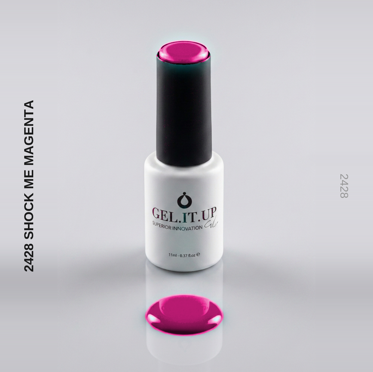 Gel It Up Russian Formula Gel Polish 2428 Shock me Magenta