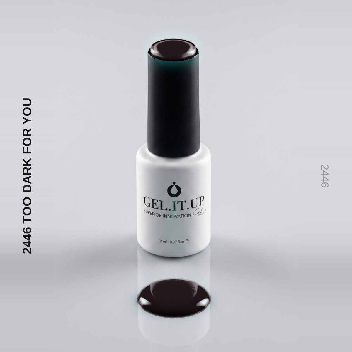 Gel It Up Russian Formula Gel Polish 2446 Too Dark for You