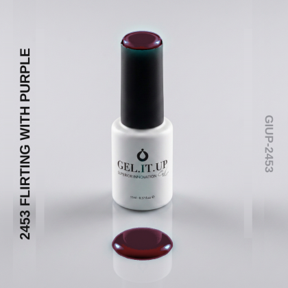 Gel It Up Russian Formula Gel Polish 2453 Flirting with Purple