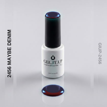 Gel It Up Russian Formula Gel Polish 2456 Maybe Denim