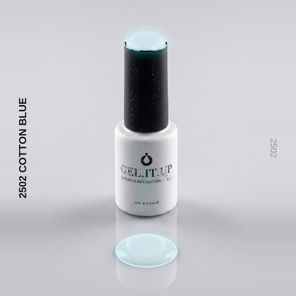 Gel It Up Russian Formula Gel Polish 2502 Cotton Blue