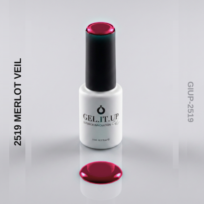 Gel It Up Russian Formula Gel Polish 2519 Merlot Veil
