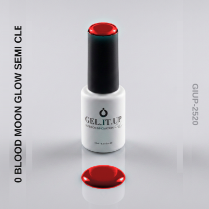 Gel It Up Russian Formula Gel Polish 2520 Blood Moon Glow Semi Clear