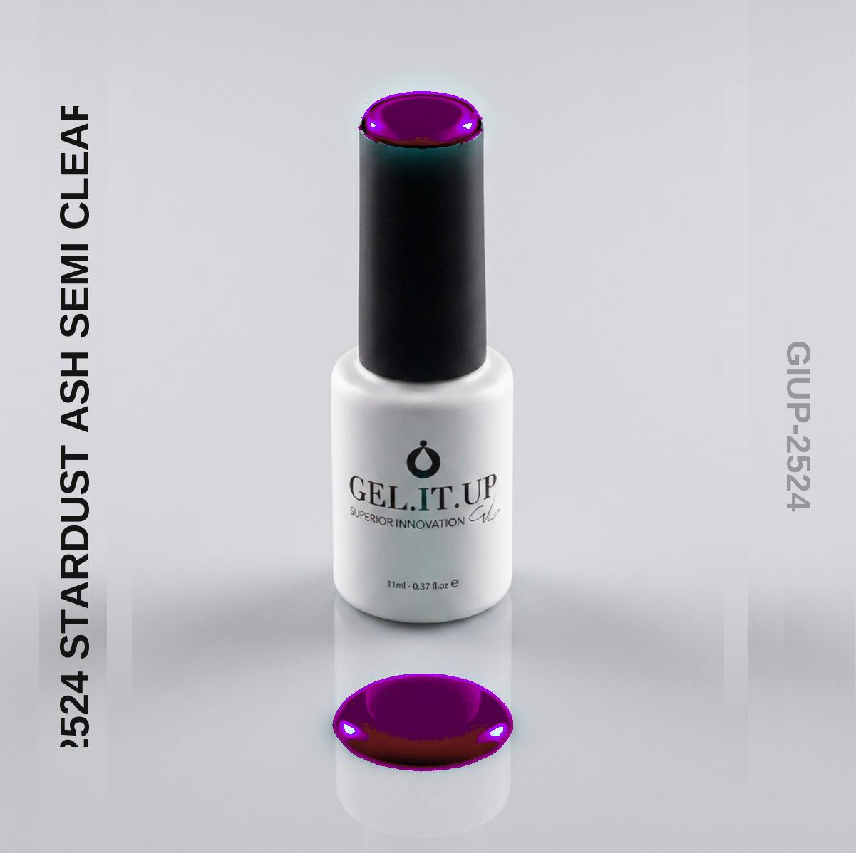 Gel It Up Russian Formula Gel Polish 2524 Stardust Ash Semi Clear