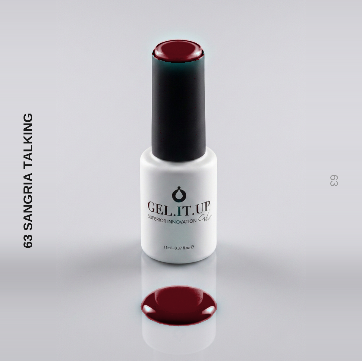 Gel It Up Russian Formula Gel Polish 63 Sangria Talking
