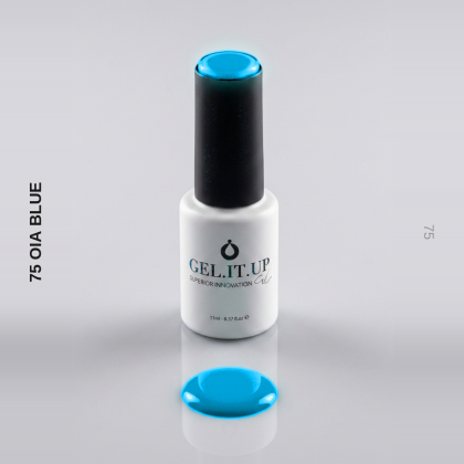 Gel It Up Russian Formula Gel Polish 75 Oia Blue