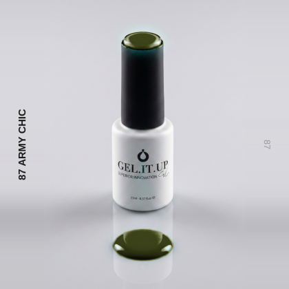 Gel It Up Russian Formula Gel Polish 87 Army Chic