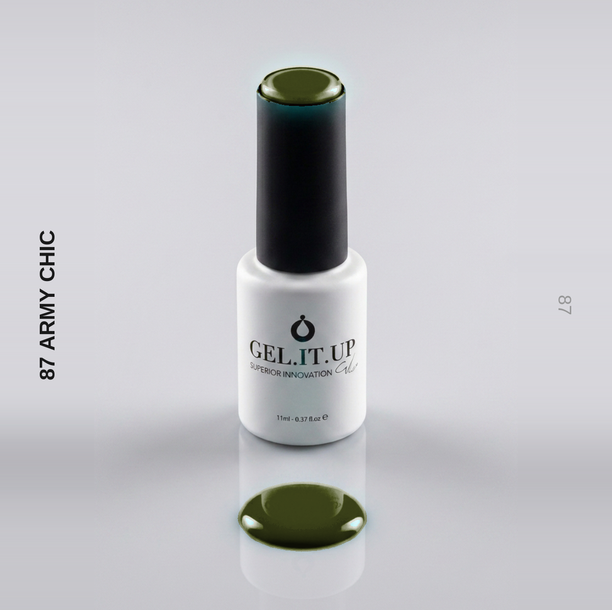 Gel It Up Russian Formula Gel Polish 87 Army Chic