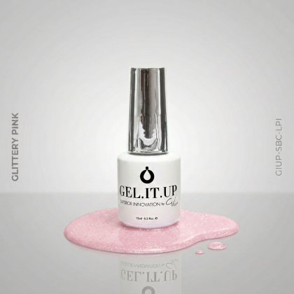 Gel It Up 5-in-1 Superior Base Coat Glittery Pink