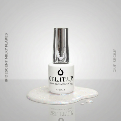 Gel It Up 5-in-1 Superior Base Coat Iridescent Milky Flakes
