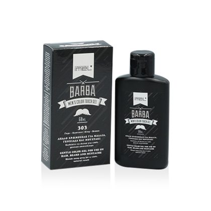Barba Color Touch Gel Καστανό Γκρι 60ml