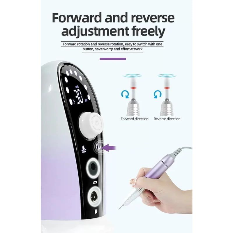 Επαγγελματικός ηλεκτρικός τροχός νυχιών JMD-305 35W 35000rpm