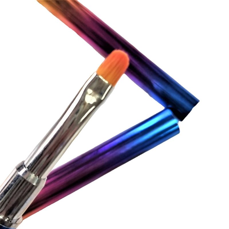 Διπλό Πινέλο Acrylic Gel – Ροζ