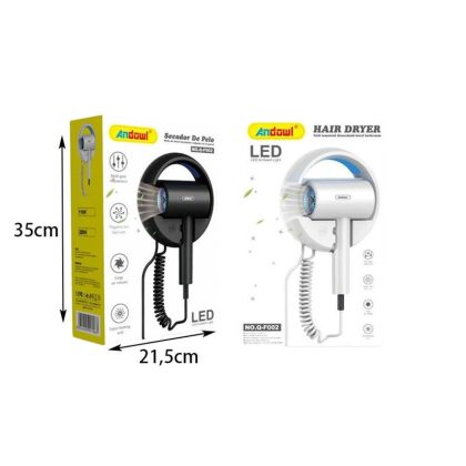 Andowl Επιτοίχιο Πιστολάκι Μαλλιών 2200W Q-F002