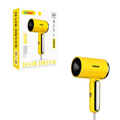 Andowl Πιστολάκι Μαλλιών 2600W Υψηλής Απόδοσης με Ρυθμίσεις Θερμοκρασίας Q-F003
