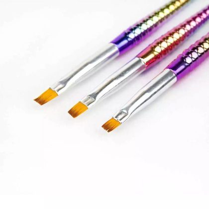 Πινέλα νυχιών για gel acrygel 3 τεμάχια