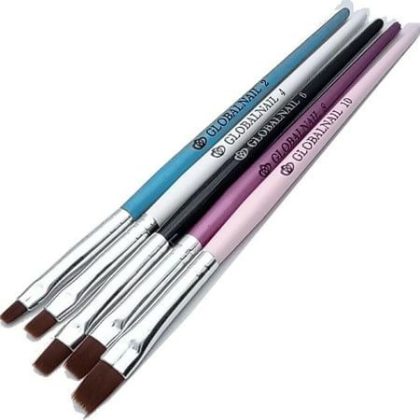 Πινέλα Νυχιών Για Gel – Acrygel Σετ 5 Τεμαχίων