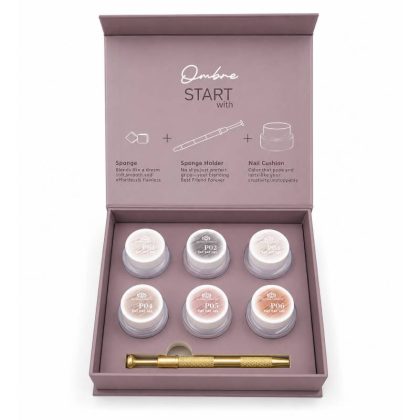 Σετ Gel Νυχιών Ombre με 6 Χρώματα & Εργαλείο Εφαρμογής