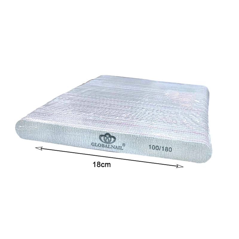 Globalnail Λίμα νυχιών Διπλής Όψης 100/180 50τμχ