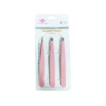 Globalnail Σετ Τσιμπιδάκια Φρυδιών 3 τεμάχια Beauty Tools