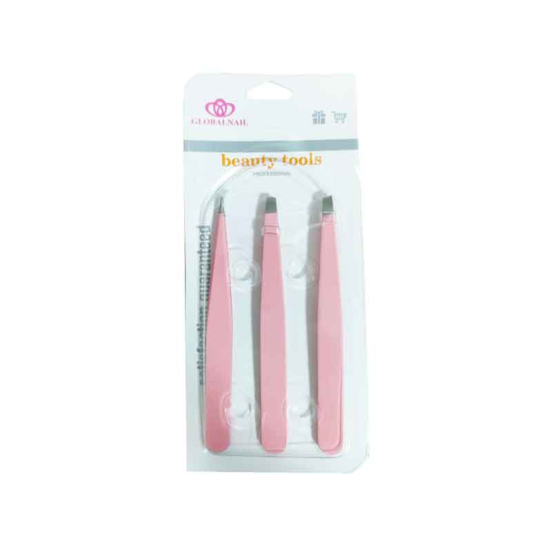 Globalnail Σετ Τσιμπιδάκια Φρυδιών 3 τεμάχια Beauty Tools