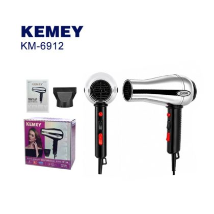 Kemei Επαγγελματικό Πιστολάκι Μαλλιών 2200W KM-6912