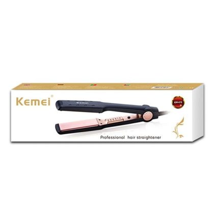 Kemei KM-470 Ισιωτική μαλλιών με φαρδιές πλάκες
