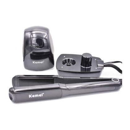 Kemei KM-9090 Επαγγελματική Πρέσα Μαλλιών με Ατμό