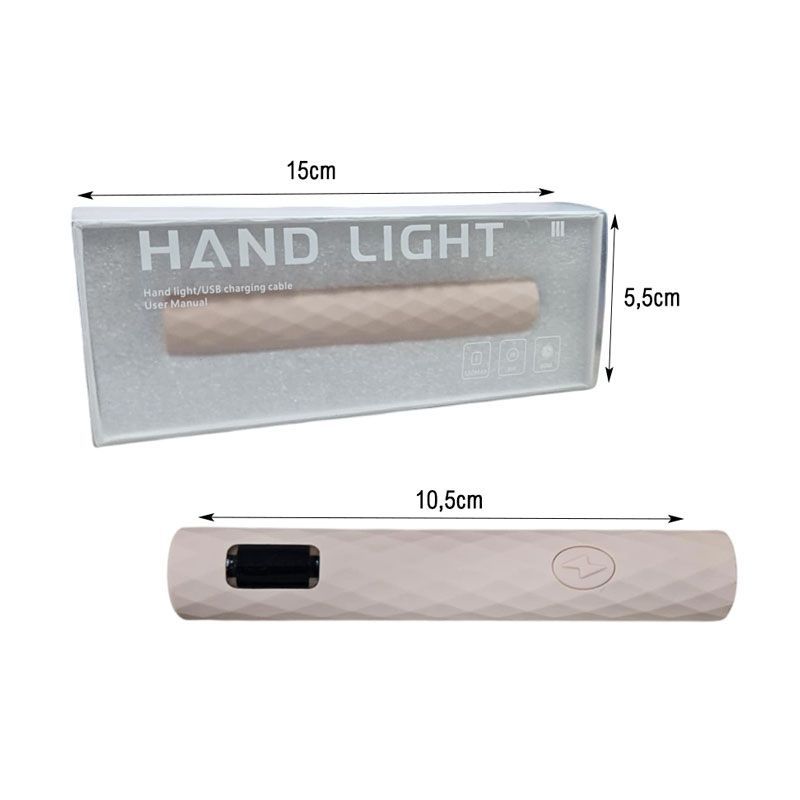 Επαναφορτιζόμενο LED Φως Νυχιών USB Type-C