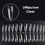 Manicure Protector Tips Διάφανα Nύχια 500τμχ