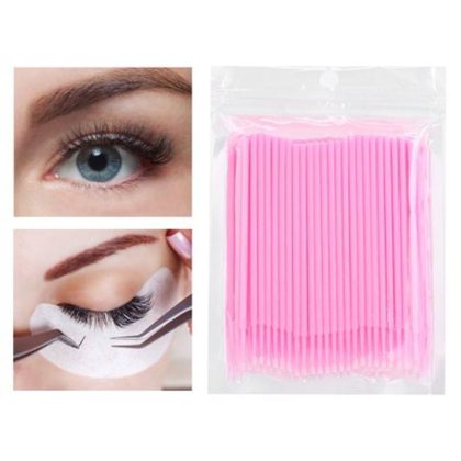 Μίας χρήσης microbrush lash επέκταση βλεφαρίδων 100τεμ.- Μπατονέτα βλεφαρίδας