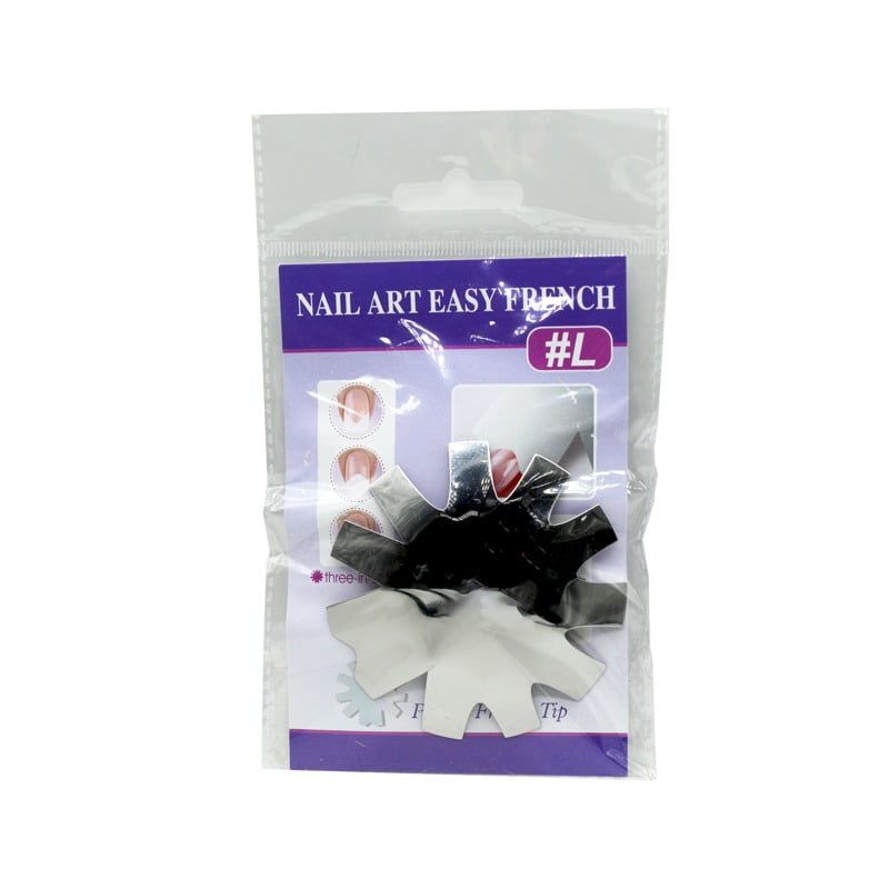 Στένσιλ Γαλλικού Νυχιών Nail Art Easy French – Μεταλλικό καλούπι γαλλικού