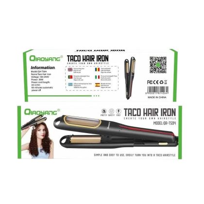 QIAOYANG Ψαλίδι Μαλλιών με Πλάκες για Μπούκλες QA-T594