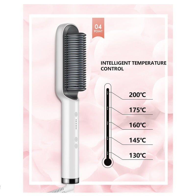 QIAOYANG Ηλεκτρική Βούρτσα για Ίσιωμα 45W QA-T08