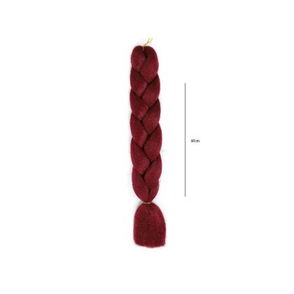 Yuan yao Μαλλιά για Ράστα Wine Red AY19